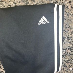 black adidas sweat pants